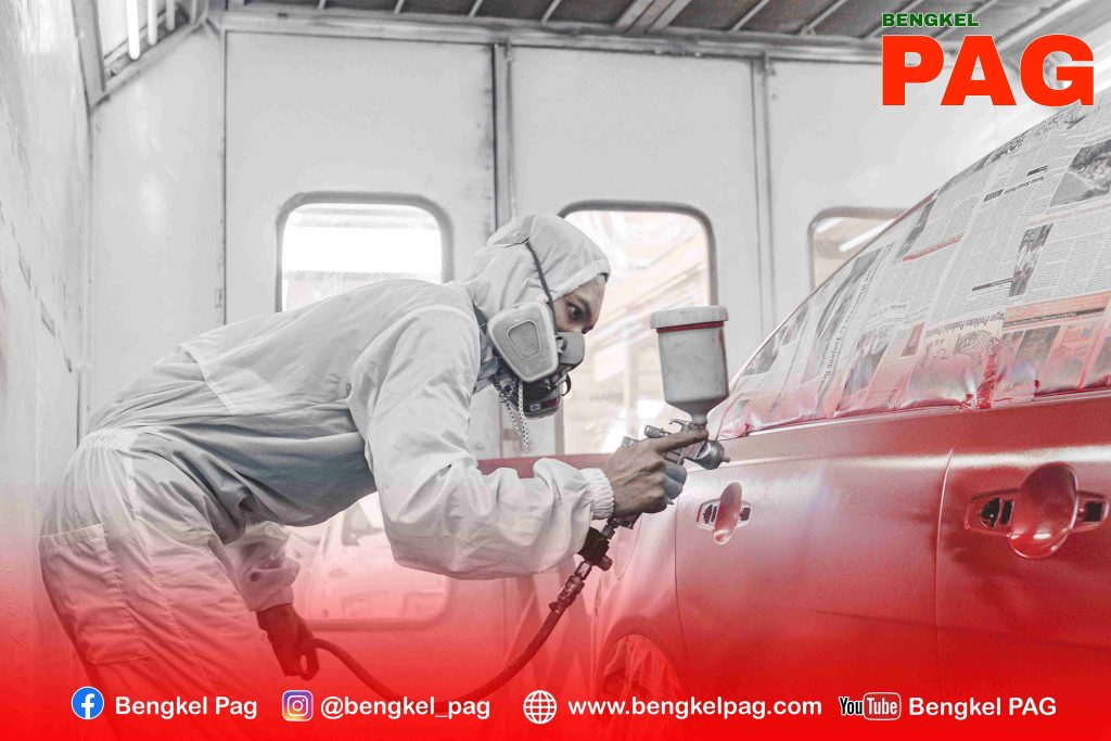Keunggulan cat oven mobil dari bengkel biasa