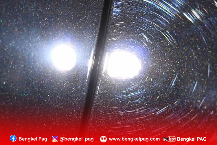 Mengilangkan swirl mark